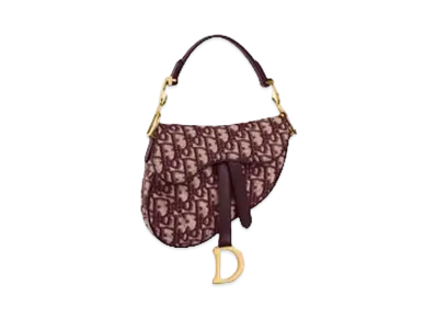 Dior Mini Saddle Bag "Red"