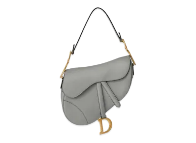 Dior Saddle Bag with Strap "Gray"