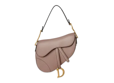 Dior Saddle Bag with Strap "Warm Taupe"