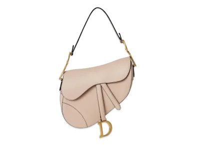 Dior Saddle Bag Strap Grained Calfskin "Caramel Beige"