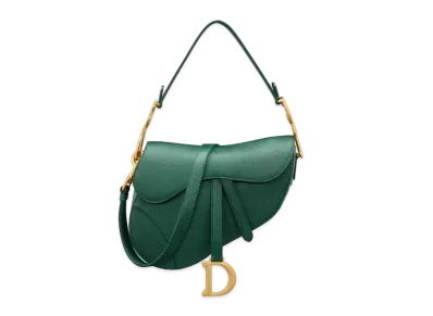 Dior Saddle Bag with Strap "Pine Green"