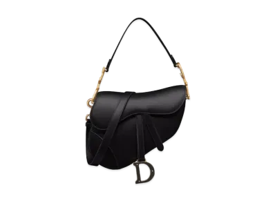 Dior Saddle Bag Strap Smooth Calfskin "Black"