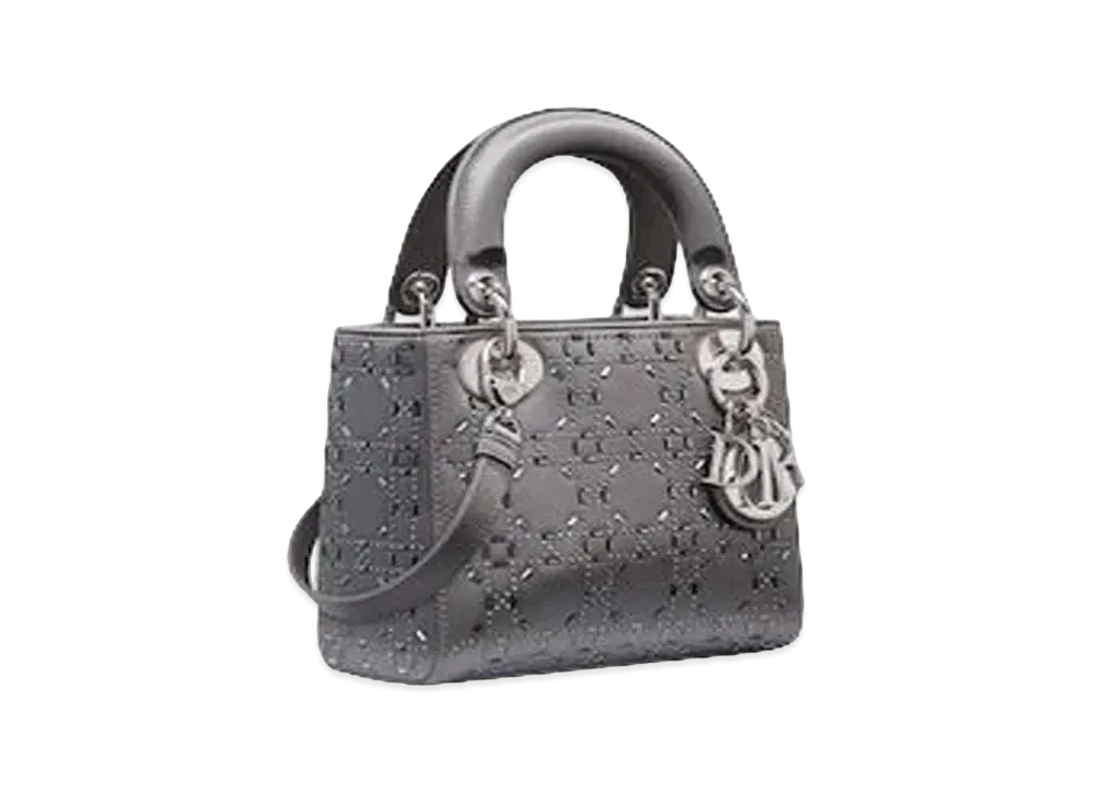 Dior Mini Lady Dior Bag "Gray"