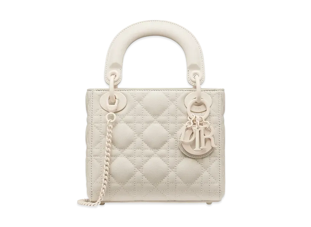 Dior Mini Lady Bag Ultramatte "Latte"