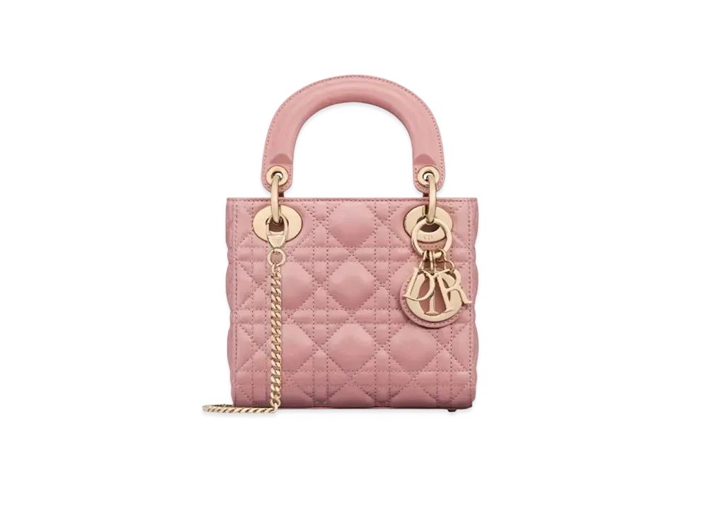 Dior Mini Lady Bag Antique "Pink"