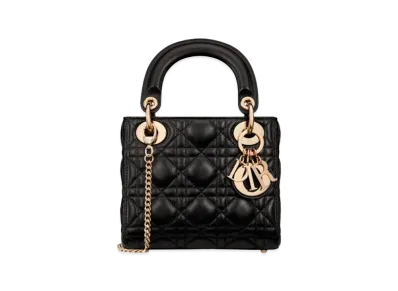 Dior Mini Lady Bag Cannage Lambskin "Black"