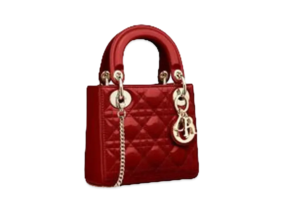 Dior Mini Lady Dior Bag "Red"