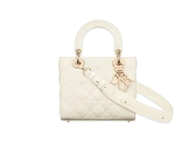 Dior Small Lady Bag My ABCDior Cannage Lambskin "Latte"