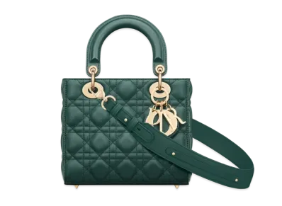 Dior Small Lady Bag My ABCDior Cannage Lambskin "Deep Green"
