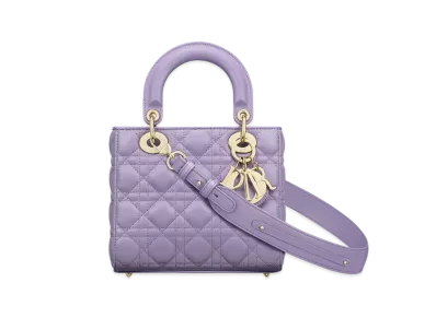 Dior Small Lady Dior My ABCDior Bag Cannage Lambskin "Lilac"