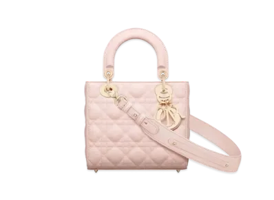 Dior Small Lady Bag My ABCDior Cannage Lambskin "Powder Pink"