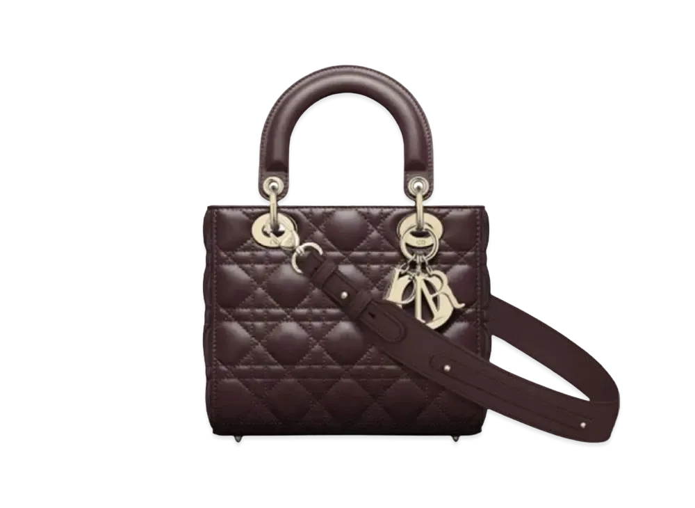 Dior Small Lady Bag My ABCDior Cannage Lambskin "Amarant"