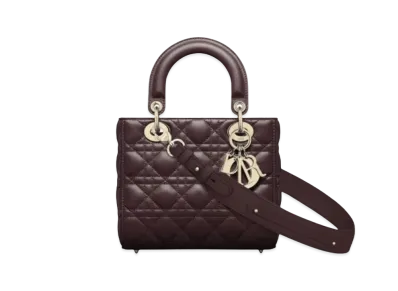Dior Small Lady Bag My ABCDior Cannage Lambskin "Amarant"