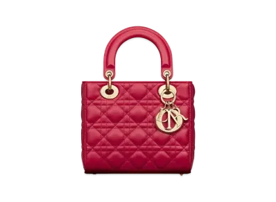 Dior Small Lady My ABC Bag "Cherry Red"
