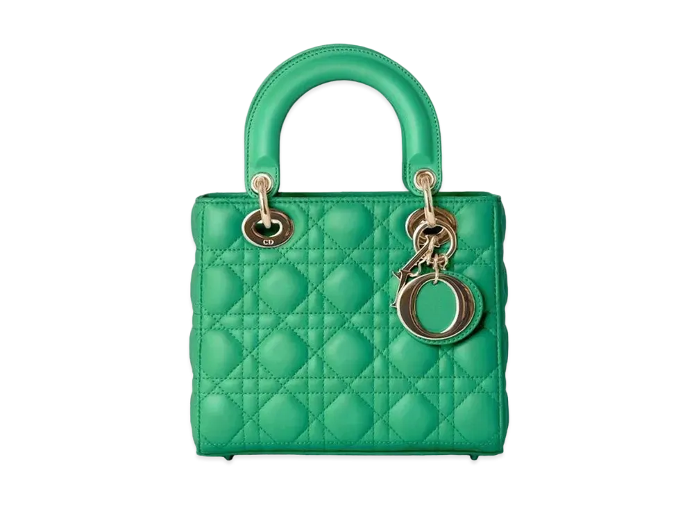 Dior Small Lady Bag My ABCDior Cannage Lambskin "Emerald Green"