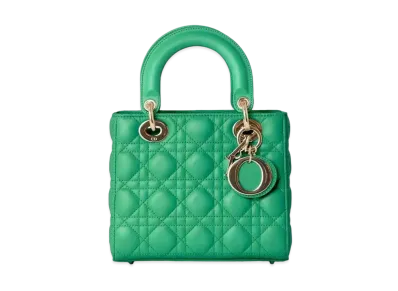 Dior Small Lady Bag My ABCDior Cannage Lambskin "Emerald Green"