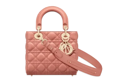 Dior Small Lady Bag My ABCDior Cannage Lambskin "Ethereal Pink"