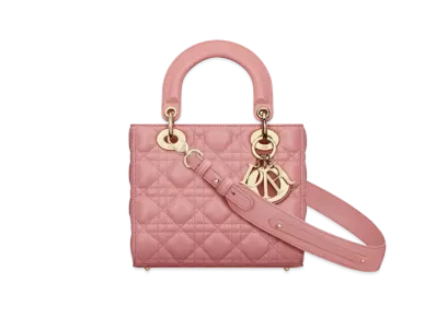 Dior Small Lady Bag My ABCDior Cannage Lambskin "Light Pink"