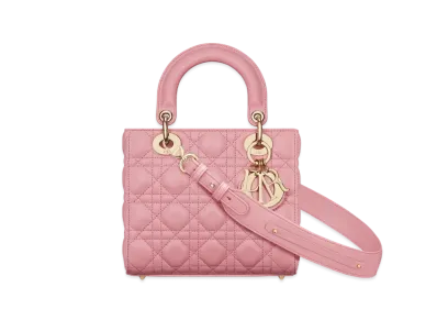 Dior Small Lady Dior My ABCDior Bag Cannage Lambskin "Merokoton Pink"