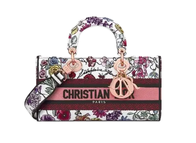 Dior Medium Lady D-Joy Bag Florilegio "Multicolor"