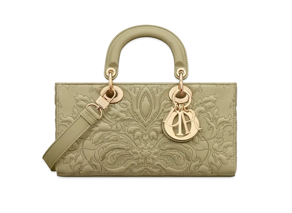 Dior Medium Lady D-Joy Bag "Sage Green"