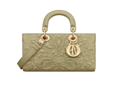 Dior Medium Lady D-Joy Bag "Sage Green"