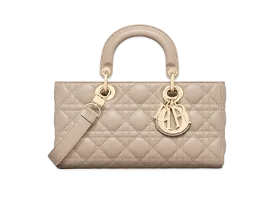 Dior Medium Lady D-Joy Bag "Powder Beige"