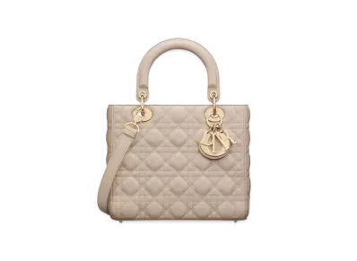 Dior Medium Lady Bag "Powder Beige"