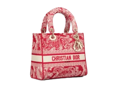 Dior Medium Lady D-Lite Bag "Red"