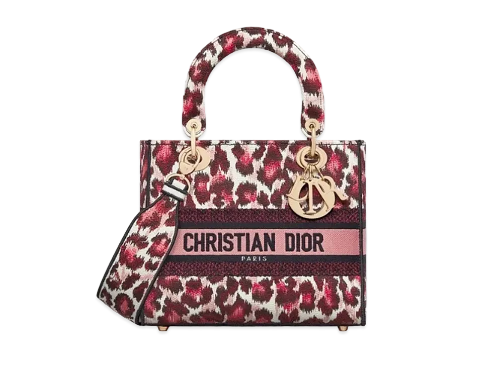 Dior Medium Lady D-Lite Bag Medium "Multicolor"