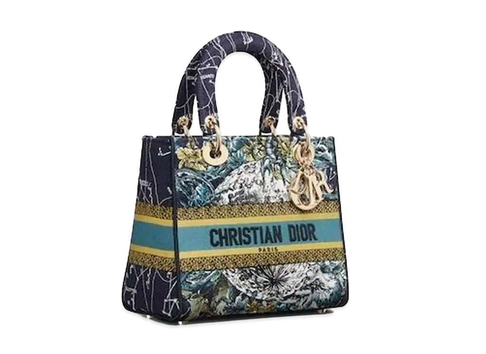 Dior Medium Lady D-Lite Bag "Blue"