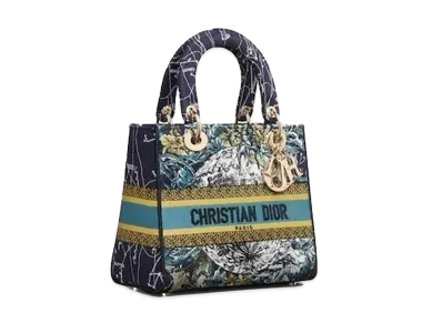 Dior Medium Lady D-Lite Bag "Blue"