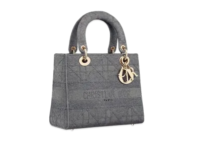 Dior Medium Lady D-Lite Bag "Gray"