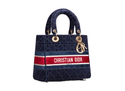 Dior Medium Lady D-Lite Bag "Navy"