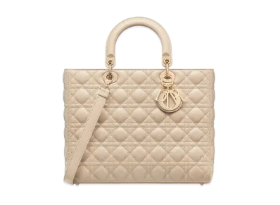 Dior Large Lady Bag "Powder Beige"