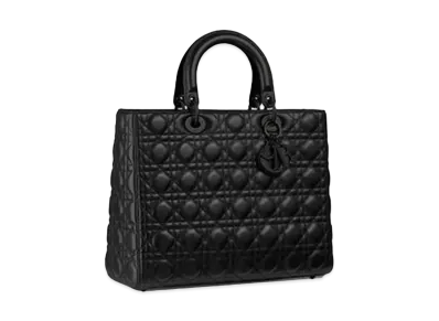 Dior Large Lady Dior Bag "Black"