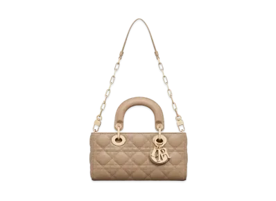 Dior Small Lady D-Joy Bag Cannage Lambskin "Hazelnut"