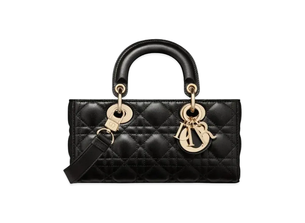 Dior Small Lady D-Joy Bag Cannage Lambskin "Black"