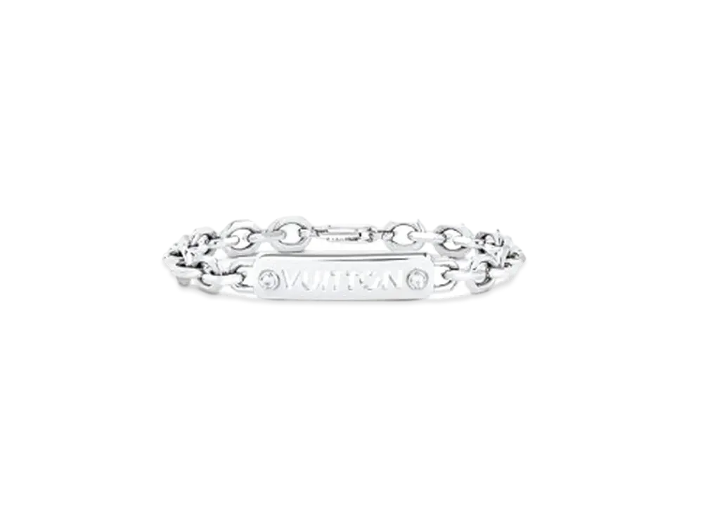Louis Vuitton LV ID Bracelet "Silver"