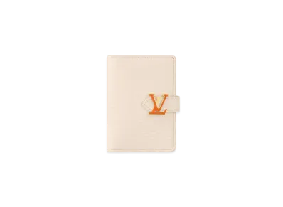 Louis Vuitton LV Vertical Compact Wallet Taurillon Taurillon Leather "Quartz"
