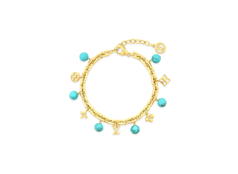 Louis Vuitton My LV Pearl Bracelet Monogram Flower "Turquoise"
