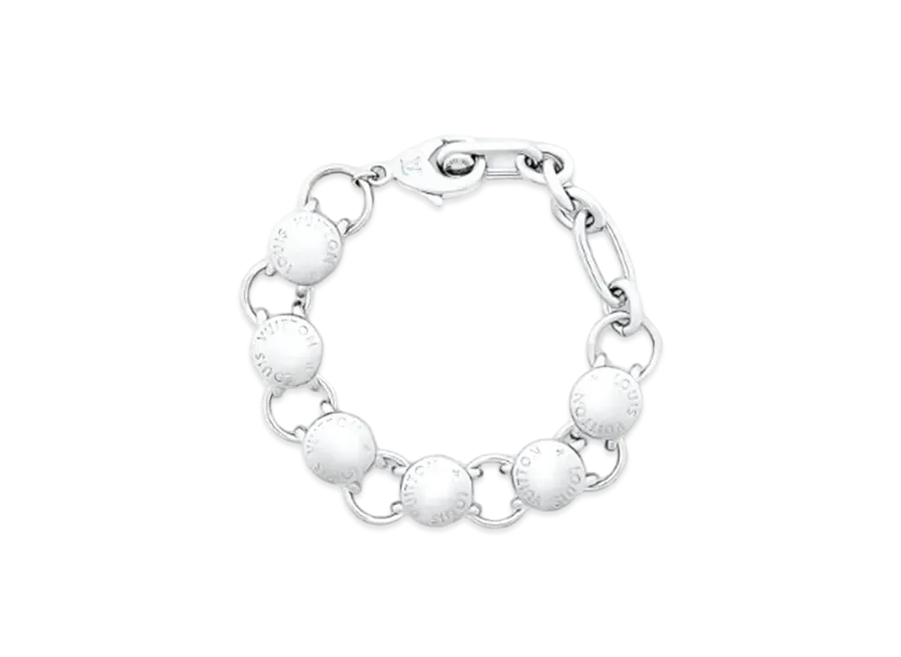 Louis Vuitton LV Studs Bracelet "Silver"