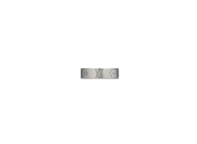 Louis Vuitton LV Mosaic Thin Ring "Ruthenium"