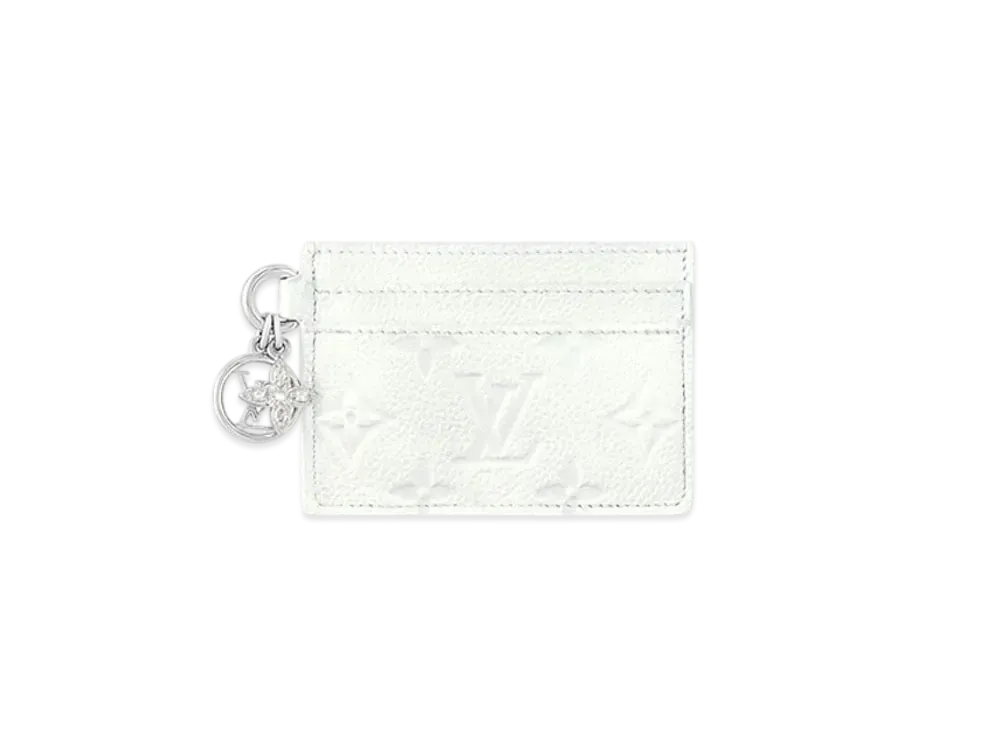 Louis Vuitton LV Charms Card Holder "Snow"