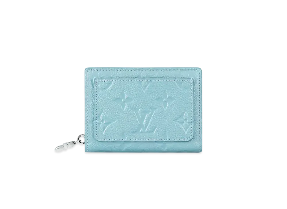 Louis Vuitton Clea Wallet Monogram Empreinte "Azur Frost"