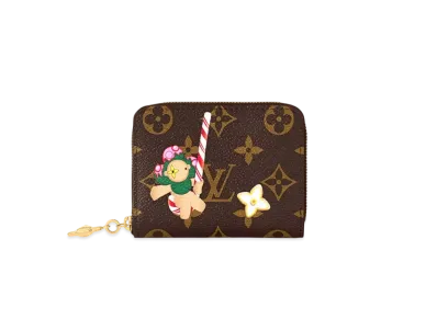 Louis Vuitton Zippy Coin Purse Monogram "Candy Red"