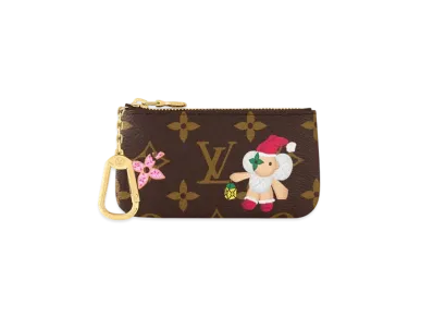 Louis Vuitton Key Pouch Monogram "Candy Red"
