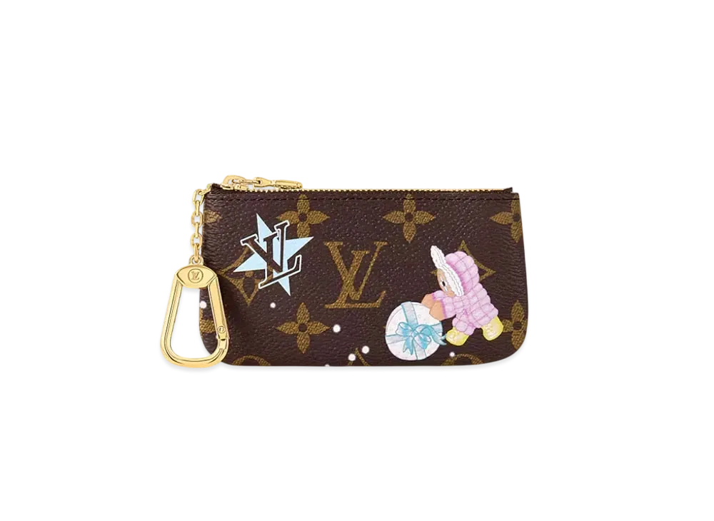 Louis Vuitton Key Pouch Monogram "Azur Frost"