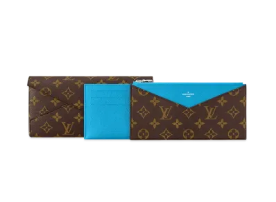 Louis Vuitton Kirigami Organizer Monogram "Gaston Blue"