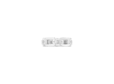 Louis Vuitton Paradise Chain Ring "Silver"